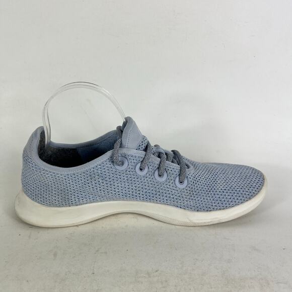 Allbirds Tree Runner Sneakers Mens 10 Blue White Lace Up Running Athletic Shoes - Picture 3 of 10